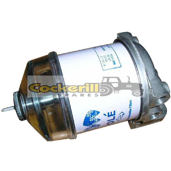 Fuel Filter Assembly Complete  Single Head (Glass Bowl)