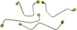 Fuel Pipe Set of 4